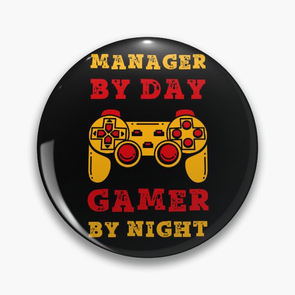 Item preview, Manager By Day Gamer By Night designed and sold by SamuraiGaming.