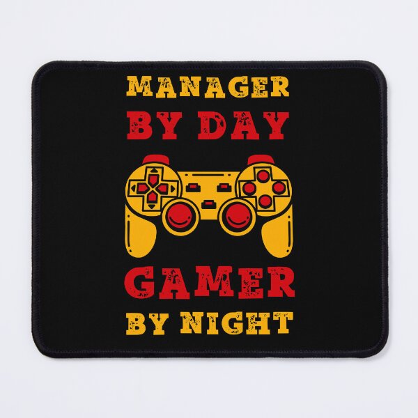Item preview, Manager By Day Gamer By Night designed and sold by SamuraiGaming.