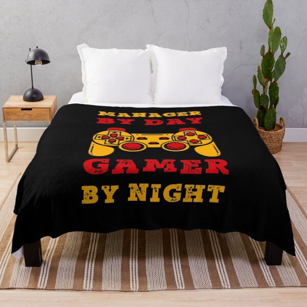Item preview, Manager By Day Gamer By Night designed and sold by SamuraiGaming.