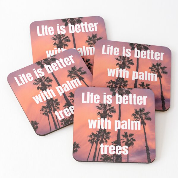 Item preview, Life is better with palm trees designed and sold by GasconyPassion.