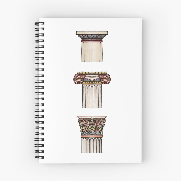 Item preview, Ancient Greek Column Capitals Poster - PfCN designed and sold by ClassicsNerds.