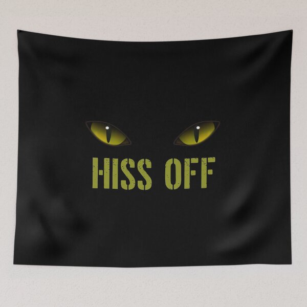 Item preview,  funny cat hiss off gift for cat lover sarcastic offended saying  designed and sold by joygift369.