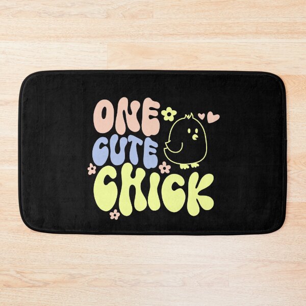 Item preview, ONE CUTE CHICK - funny retro easter designed and sold by KatisDesign.