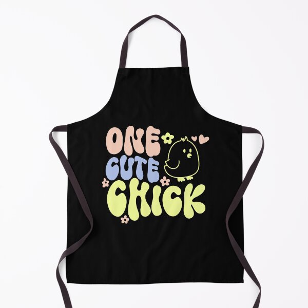 Item preview, ONE CUTE CHICK - funny retro easter designed and sold by KatisDesign.