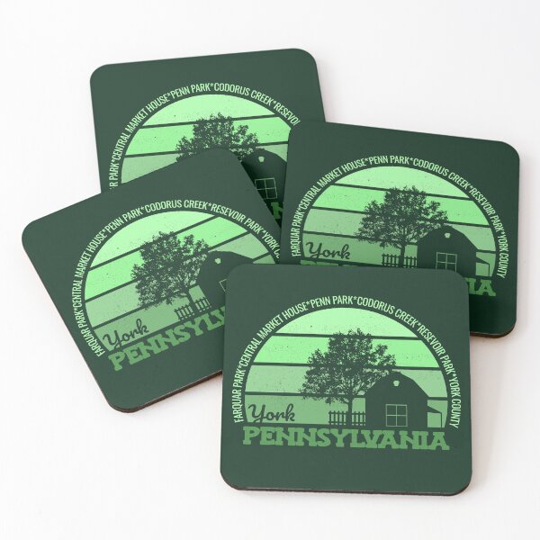 Item preview, York Pennsylvania Sunset Retro Vintage Local Pride Logo designed and sold by CRHPOD20.