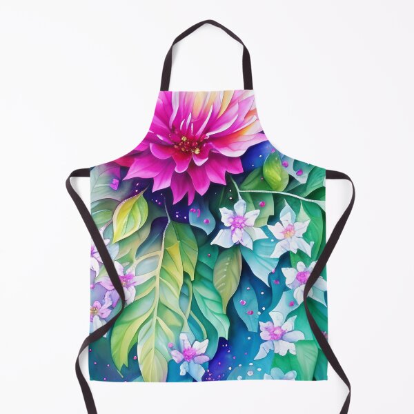 Item preview, Pink tropical floral painting designed and sold by ibelieveimages.