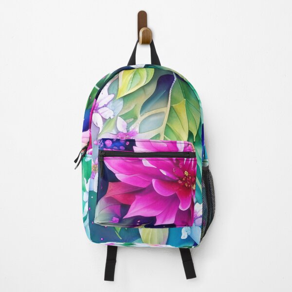 Item preview, Pink tropical floral painting designed and sold by ibelieveimages.