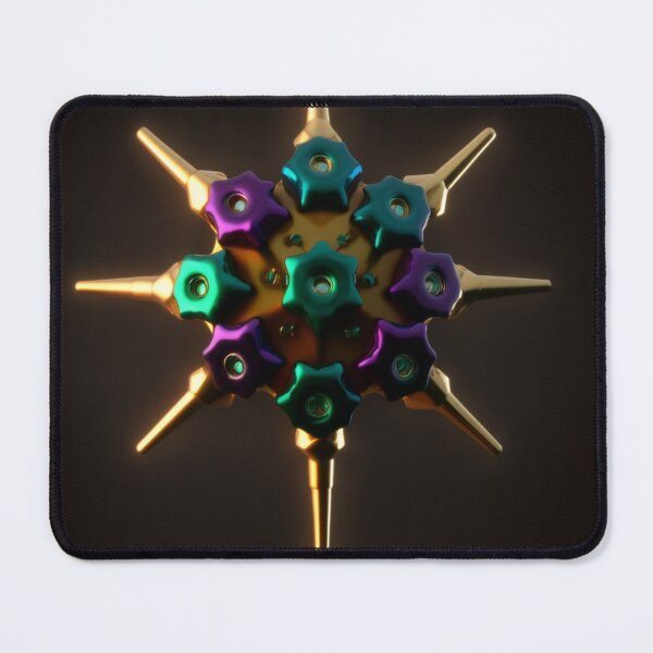 Item preview, Designing the Future: Exploring the Impact of Star-Shaped Screw Forms in Green and Purple designed and sold by DaniFantasy.