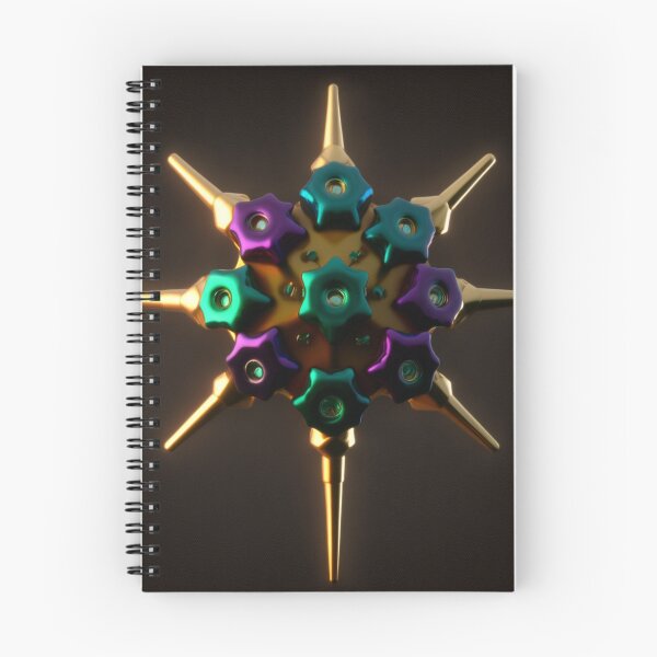 Item preview, Designing the Future: Exploring the Impact of Star-Shaped Screw Forms in Green and Purple designed and sold by DaniFantasy.