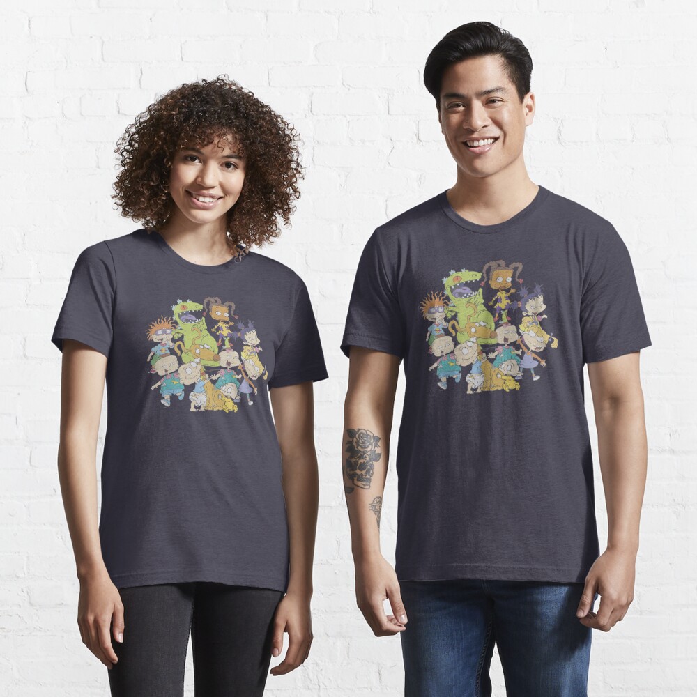 Disover Rugrats Group Shot With Reptar Portrait | Essential T-Shirt 
