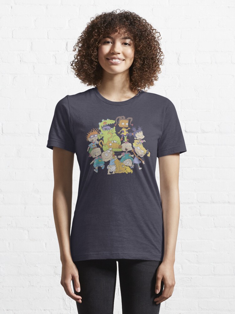 Discover Rugrats Group Shot With Reptar Portrait | Essential T-Shirt 