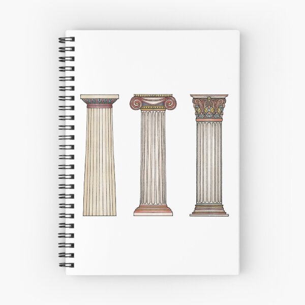 Item preview, Ancient Greek Columns Poster - PfCN designed and sold by ClassicsNerds.