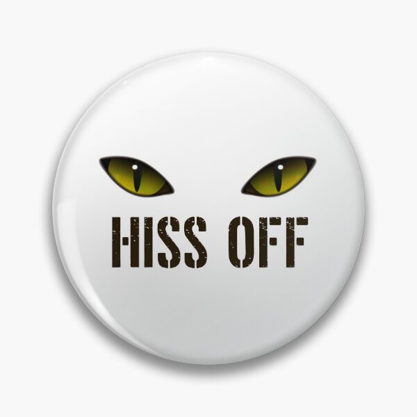 Item preview, funny cat hiss off gift for cat lover sarcastic offended saying  designed and sold by joygift369.
