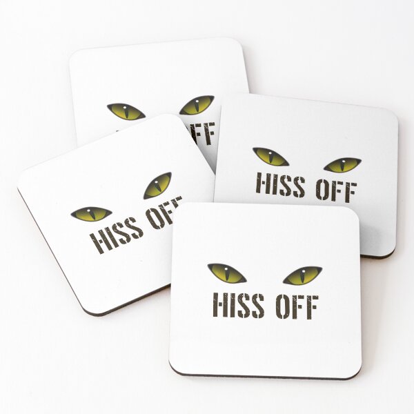 Item preview, funny cat hiss off gift for cat lover sarcastic offended saying  designed and sold by joygift369.
