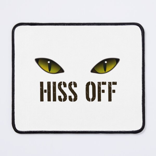 Item preview, funny cat hiss off gift for cat lover sarcastic offended saying  designed and sold by joygift369.