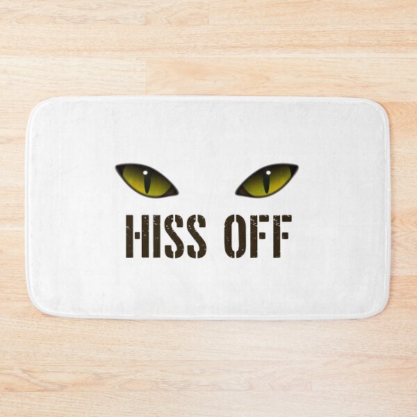 Item preview, funny cat hiss off gift for cat lover sarcastic offended saying  designed and sold by joygift369.