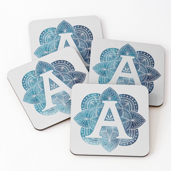 Item preview, Letter A Mandala Monogram designed and sold by BuBuchi.
