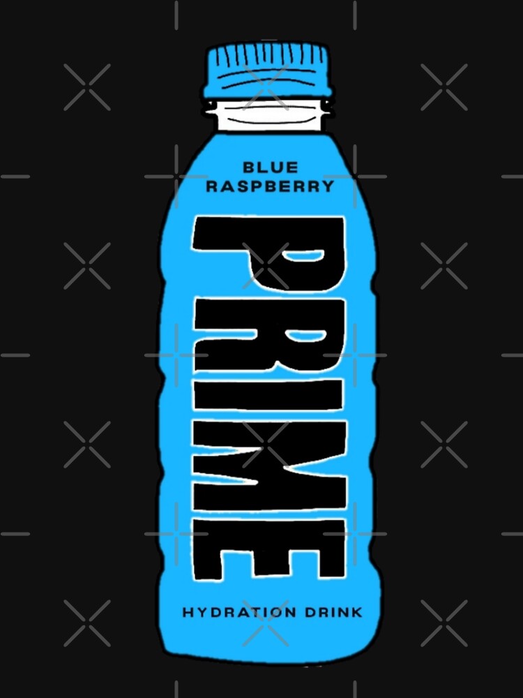 Prime Water Bottle - Blue Raspberry Design (1 bottle)