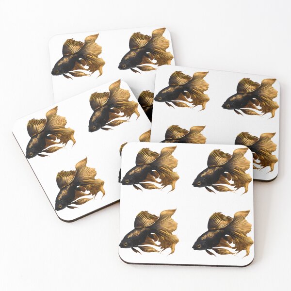 Item preview, Beautiful Golden Black Fish Pack : Dream Fish Set designed and sold by Ameripensia.