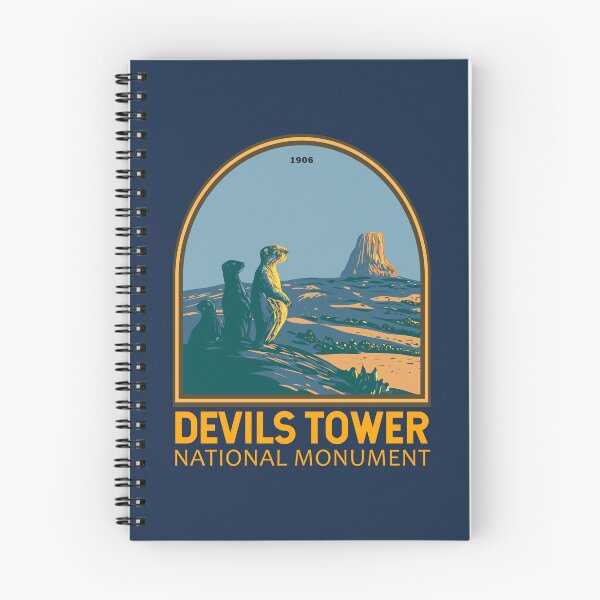 Item preview, Devils Tower National Monument Prairie Dog Emblem designed and sold by KrisSidDesigns.