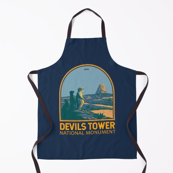 Item preview, Devils Tower National Monument Prairie Dog Emblem designed and sold by KrisSidDesigns.