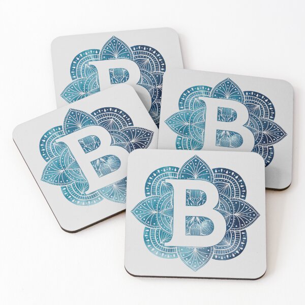 Item preview, Letter B Mandala Monogram designed and sold by BuBuchi.