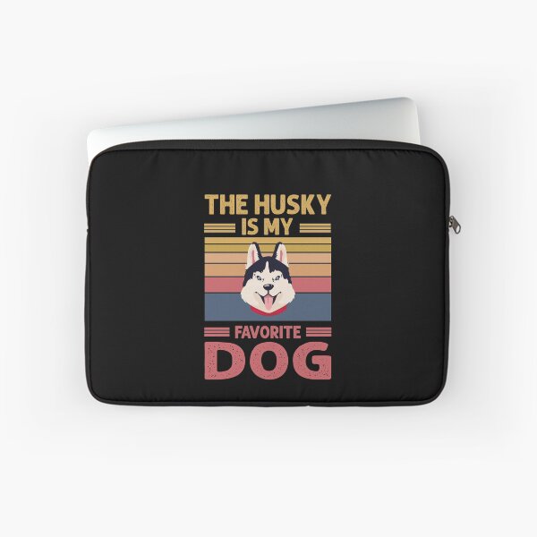 Item preview, THE HUSKY IS MY FAVORITE DOG designed and sold by Pixelish.