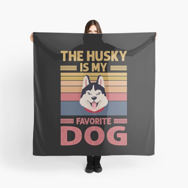 Item preview, THE HUSKY IS MY FAVORITE DOG designed and sold by Pixelish.