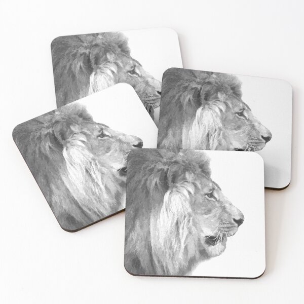 Item preview, Black and White Lion designed and sold by Alemi.