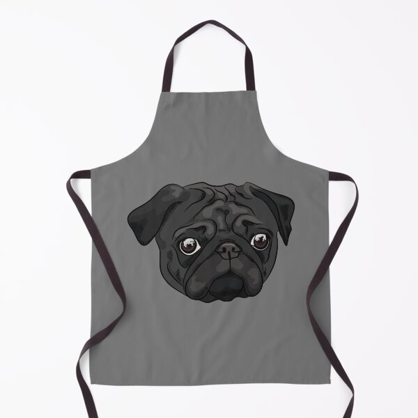 Item preview, Cute black pug portrait designed and sold by TorriPhoto.