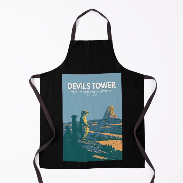 Item preview, Devils Tower National Monument Prairie Dog Vintage designed and sold by KrisSidDesigns.