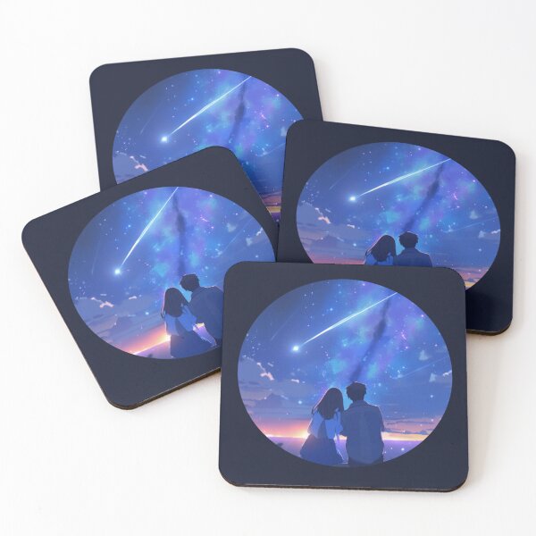 Item preview, couple watching a shooting star designed and sold by via-colab.