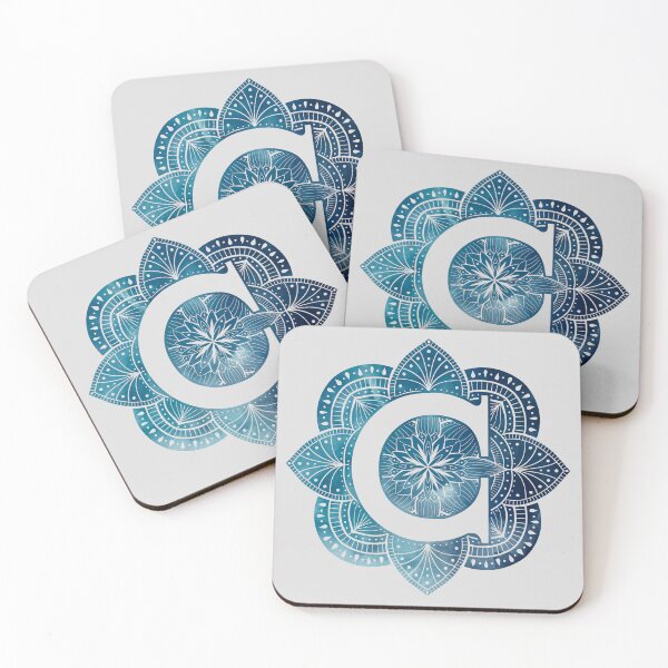 Item preview, Letter C Mandala Monogram designed and sold by BuBuchi.