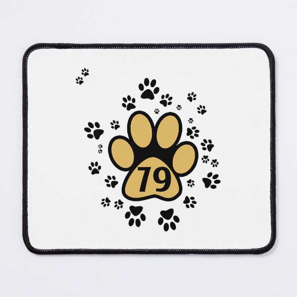Item preview, 79 - number with animal paws designed and sold by jocelyngisell.