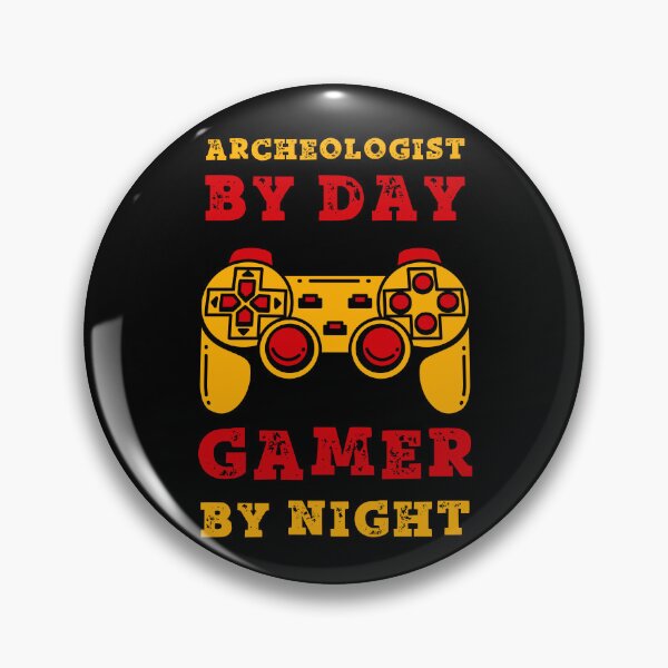 Item preview,  Archaeologist By Day Gamer By Night designed and sold by SamuraiGaming.