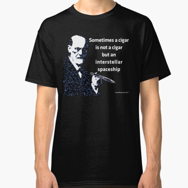 Freud and the Cigar-shaped Asteroid Classic T-Shirt