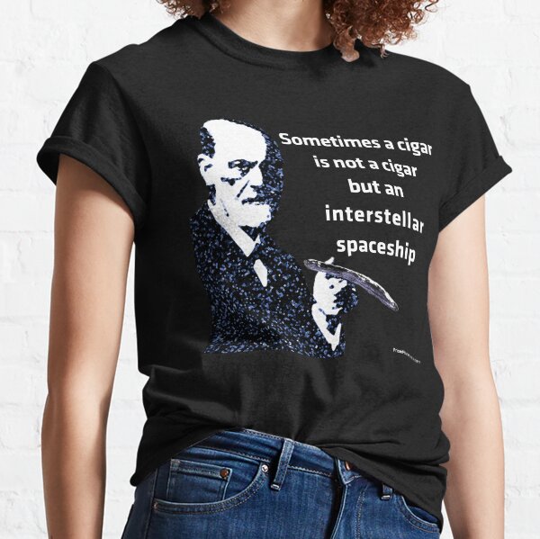 Freud and the Cigar-shaped Asteroid Classic T-Shirt