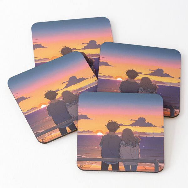 Item preview, couple watching a shooting star designed and sold by via-colab.