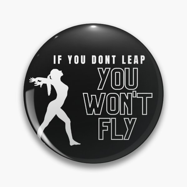 Item preview, If you don't leap, custom gymnastics, Yoga Lovers #2 designed and sold by Fitness-Passion.