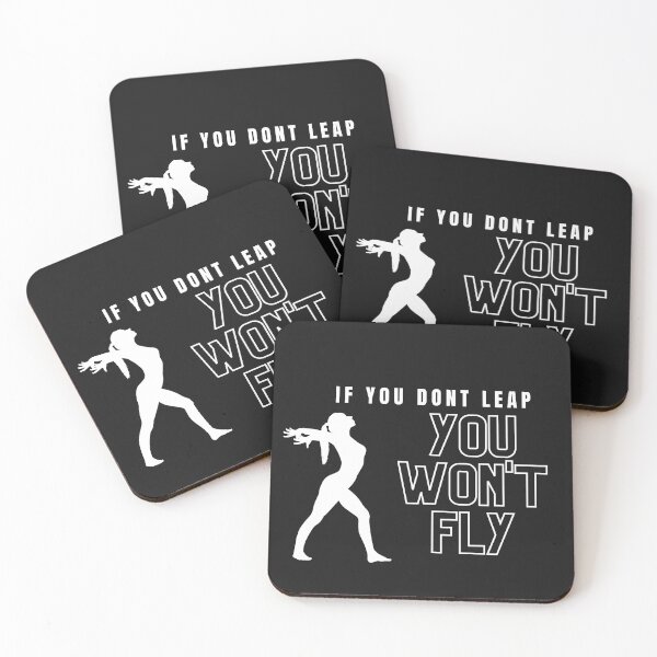 Item preview, If you don't leap, custom gymnastics, Yoga Lovers #2 designed and sold by Fitness-Passion.