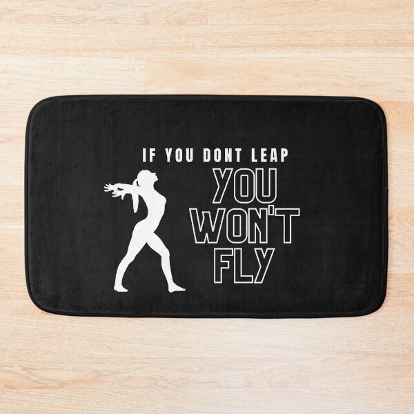 Item preview, If you don't leap, custom gymnastics, Yoga Lovers #2 designed and sold by Fitness-Passion.