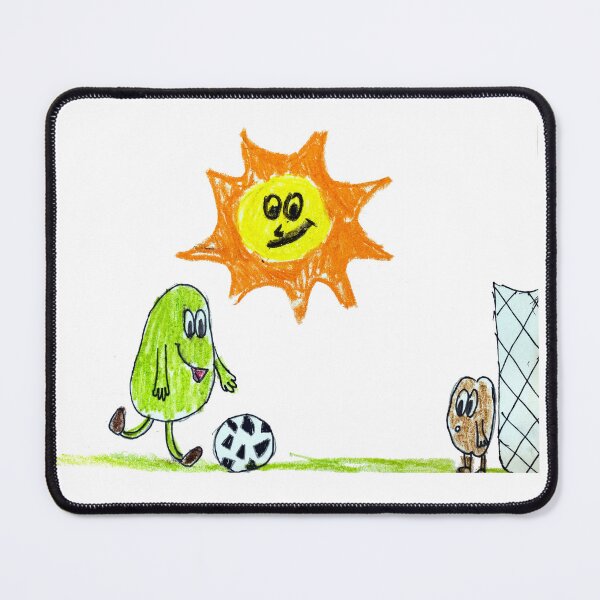 Item preview, Avocado playing football with kiwi designed and sold by MadeBySicilian.
