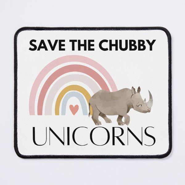 Item preview, Save the chubby unicorns, Rhino South Africa - South African designed and sold by Huesoffun.