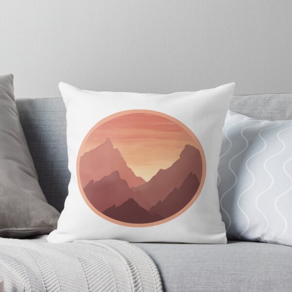 Item preview, Dusty Pink Mountain Sunset designed and sold by NaomiiiC.