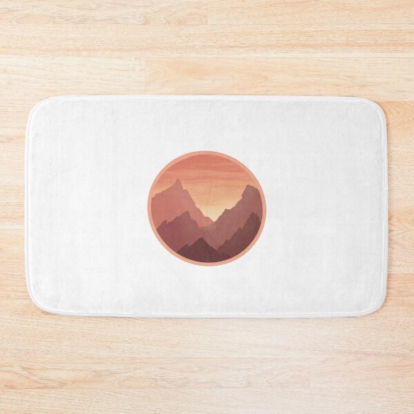 Item preview, Dusty Pink Mountain Sunset designed and sold by NaomiiiC.