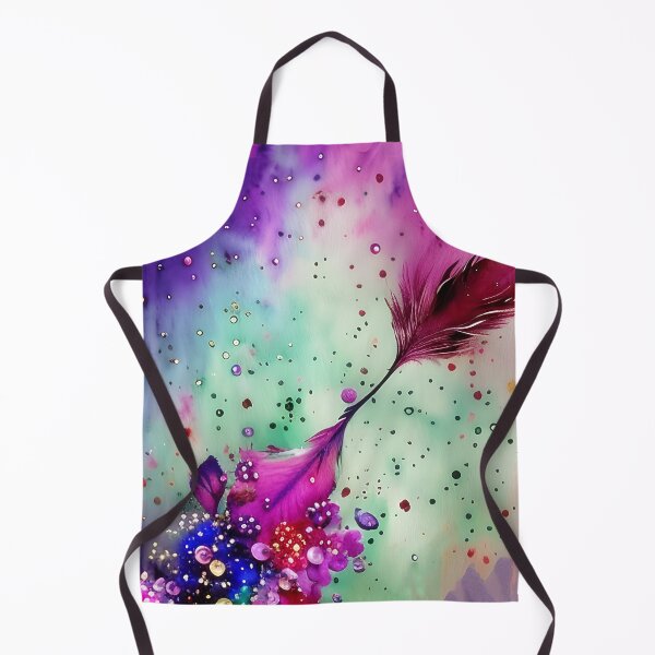 Aperçu de l'œuvre Watercolor splatter feather créée et vendue par ibelieveimages.