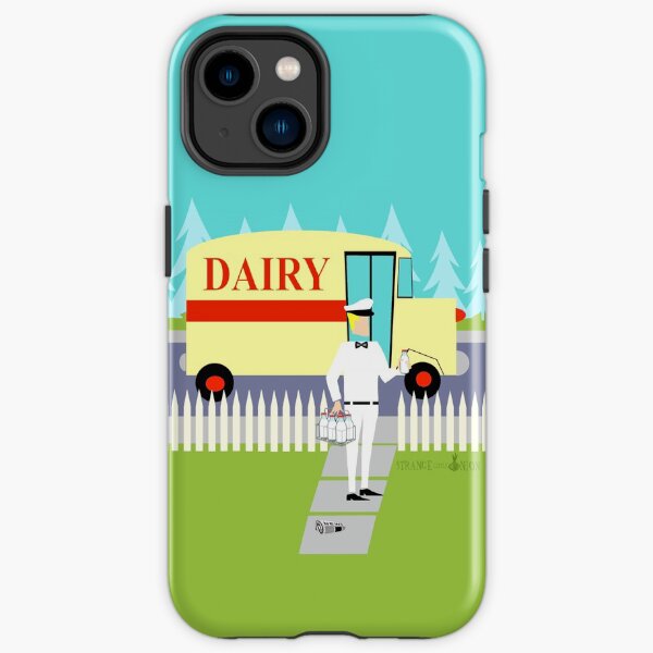 Retro Small Town Milkman iPhone Tough Case