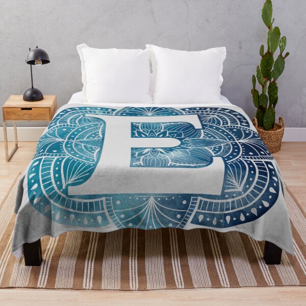 Item preview, Letter E Mandala Monogram designed and sold by BuBuchi.