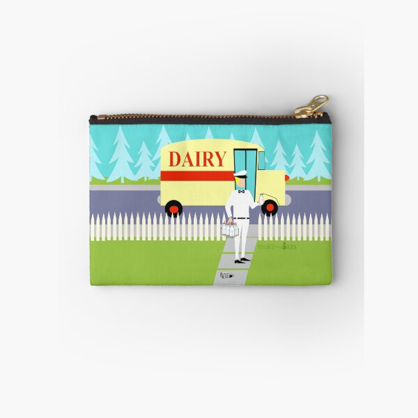 Item preview, Retro Small Town Milkman designed and sold by StrangeLilOnion.