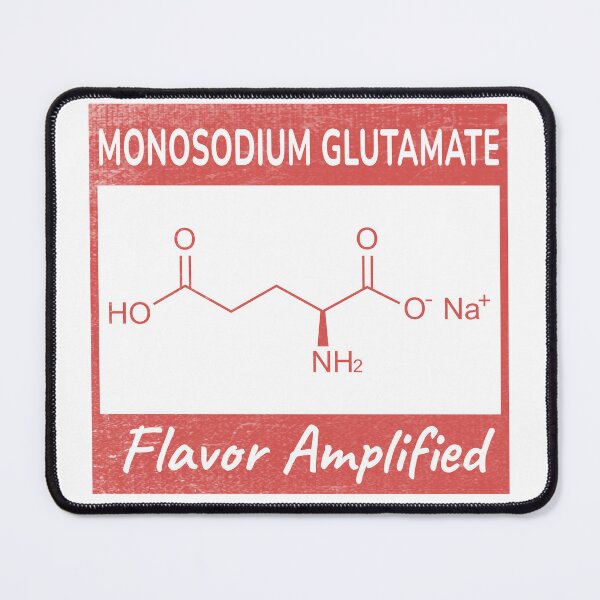 Item preview, E621 Monosodium Glutamate (MSG) Chemical Formula - Grunge Texture Design designed and sold by MAYM01.